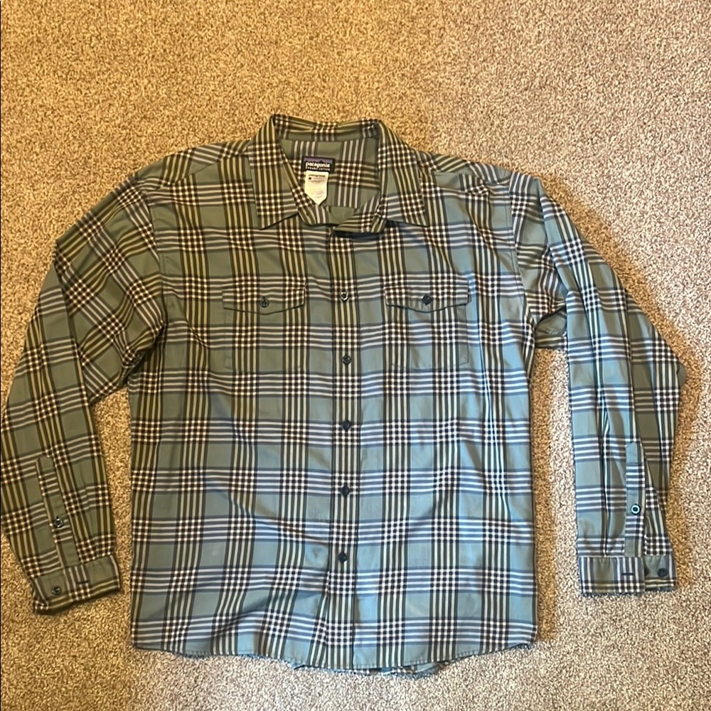 Patagonia Plaid Button-Up Shirt